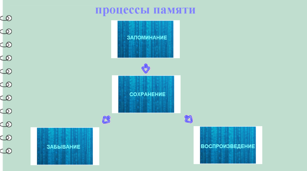 Процесс запоминания информации