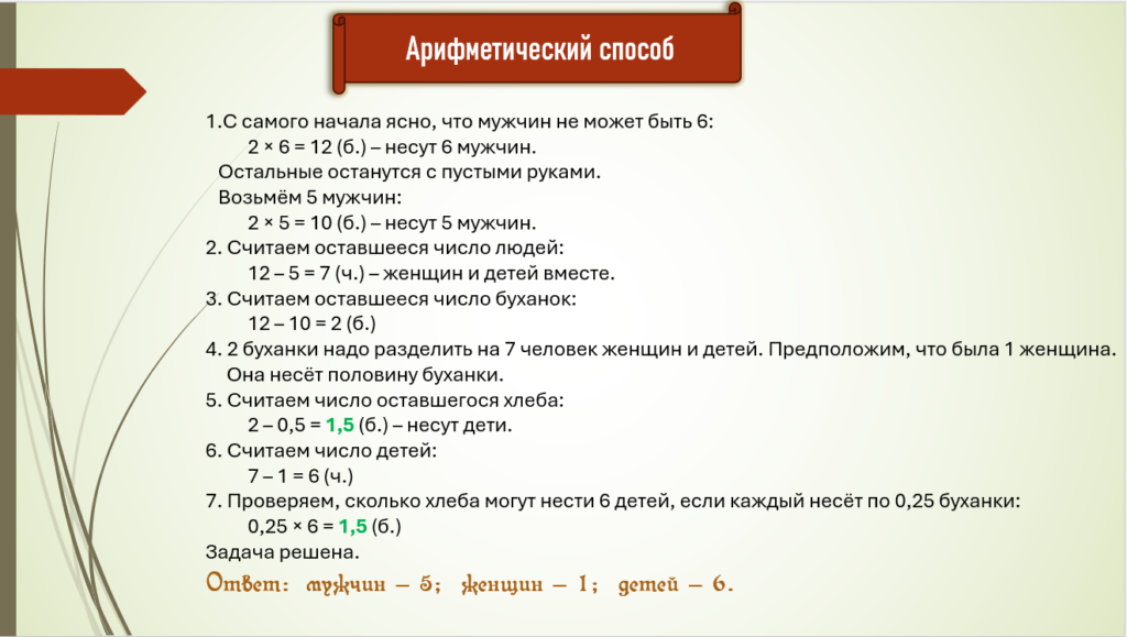 12 человек несут 12 хлебов